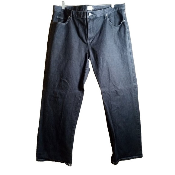 Calvin Klein Size 40x31 Men's Black Straight Leg Jeans -BARELY‎ USED, LEG WEAR - Picture 1 of 9